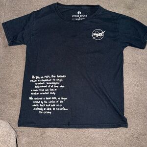 NASA Youth Boys’ Hyper Space T-Shirt – Size 8, Black, Astronaut Design